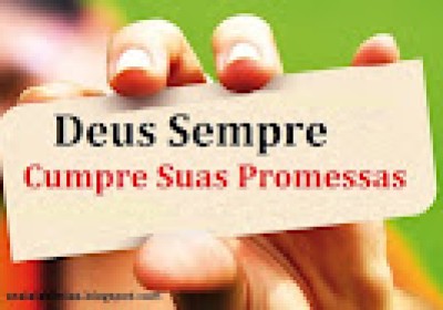 Deus promete e cumpre